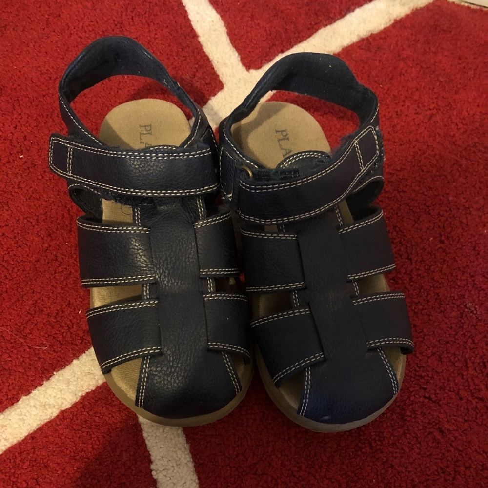Children's Place, Navy Blue Sandals. Boy Sz 2